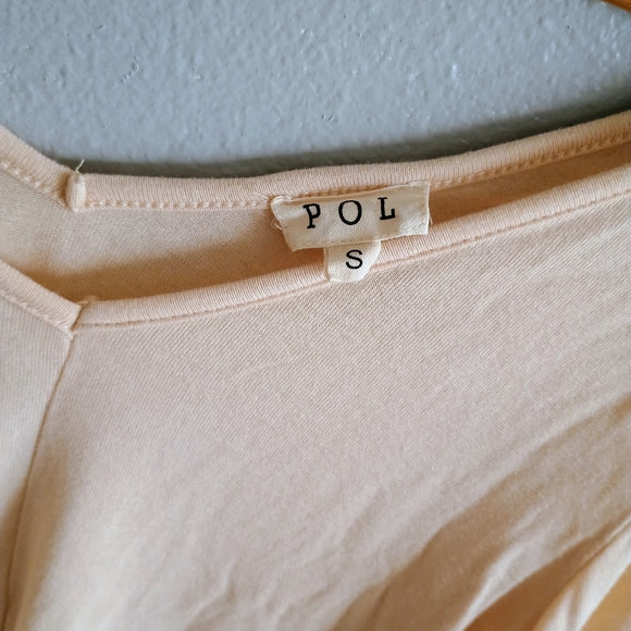 Cream V-Neck Long Sleeve Top - Picture 3 of 5